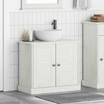 vidaXL Sink Cabinet met plank VIGO Antiekwit Massief, Huis en Inrichting, Tafels | Kaptafels, Verzenden, Nieuw