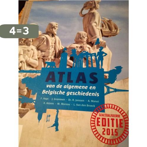 Atlas van de algemene en Belgische geschiedenis Franz Hayt, Boeken, Schoolboeken, Gelezen, Verzenden