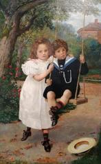 Evert Jan Boks (1838-1914) - Jouer à la balançoire
