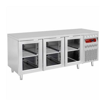 Koelwerkbank | 405L | 3 Glasdeuren (1/1 GN) | -2°C/+8°C |, Verzenden