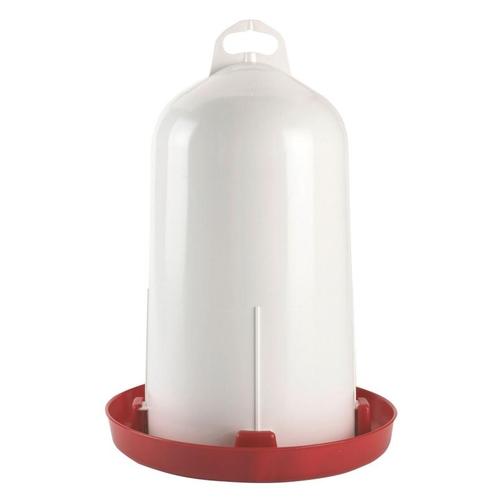 Drinkklok kippen pluimvee - drinkbak kunststof dubbelz. 12l, Dieren en Toebehoren, Pluimvee | Toebehoren, Nieuw