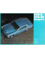 1970 MERCEDES BENZ E KLASSE COUPE BROCHURE NEDERLANDS, Ophalen of Verzenden
