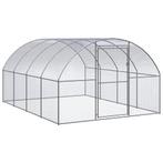 vidaXL Kippenren 3x4x2 m gegalvaniseerd staal, Dieren en Toebehoren, Knaagdieren en Konijnen | Hokken en Kooien, Verzenden, Nieuw