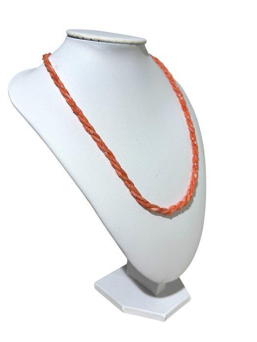 Koraal - Corallo - Halsketting, Antiquités & Art, Curiosités & Brocante