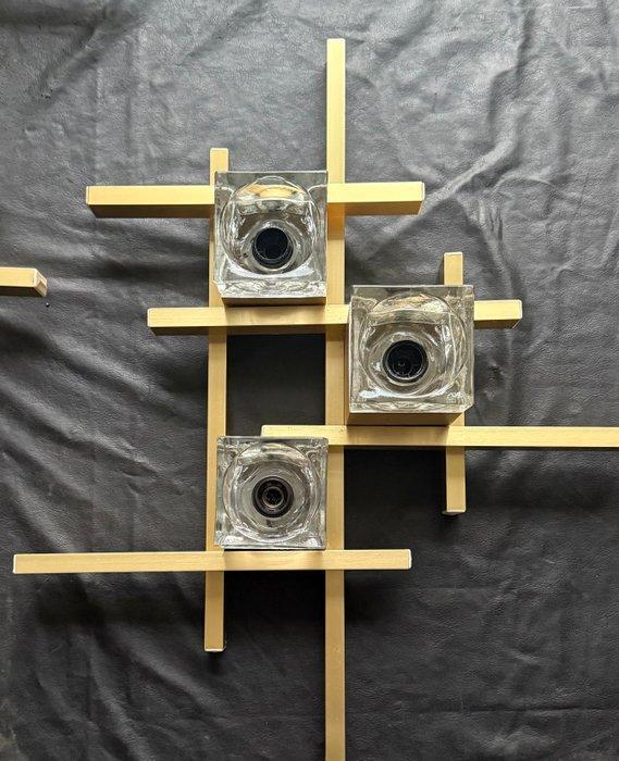 Sciolari Roma - Wandkandelaar (2) - Cubic - gechromateerd, Antiek en Kunst, Kunst | Designobjecten