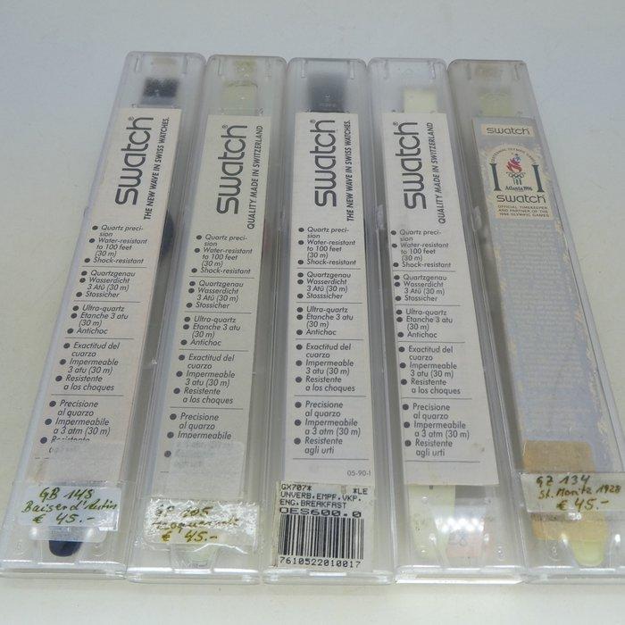 Swatch - Mixed Swatch Gent Watches - Sans Prix de Réserve -, Handtassen en Accessoires, Horloges | Heren