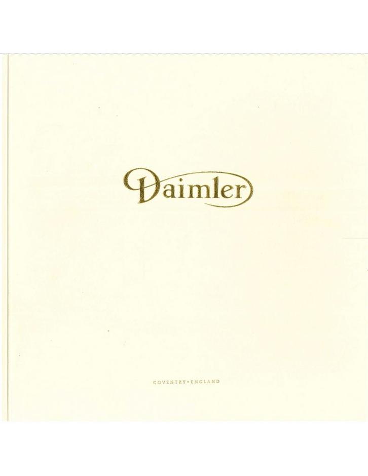 2000 DAIMLER SUPER V8 BROCHURE DUITS, Boeken, Auto's | Folders en Tijdschriften