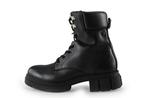 Tommy Hilfiger Veterboots in maat 37 Zwart | 5% extra, Kleding | Dames, Schoenen, Verzenden, Zwart, Overige typen, Zo goed als nieuw