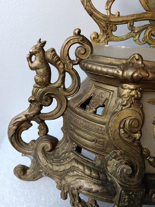 Pendule - - Verguld brons - 1850-1900, Antiek en Kunst, Antiek | Klokken