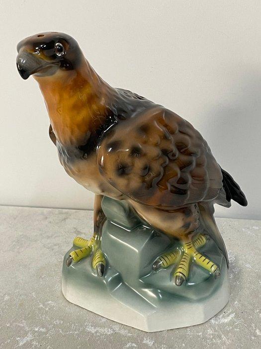 WKC - Bureaulamp - Porselein - Lampje/Ozonlamp Roofvogel, Antiek en Kunst, Curiosa en Brocante
