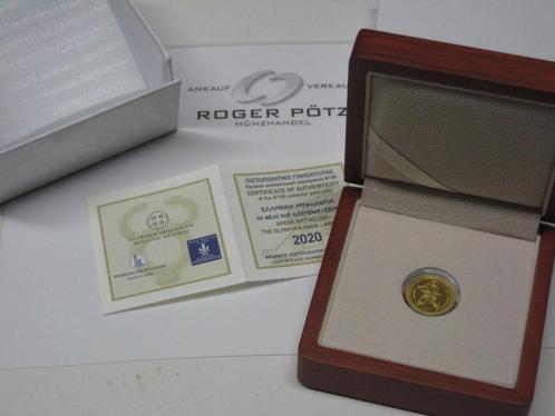 Griechenland 100 Euro goud 2020 Goetter des Olymp Hermes..., Postzegels en Munten, Munten | Europa | Euromunten, België, Verzenden