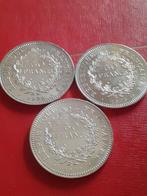 Frankrijk. 50 Francs 1979 Hercule (lot de 3 monnaies en