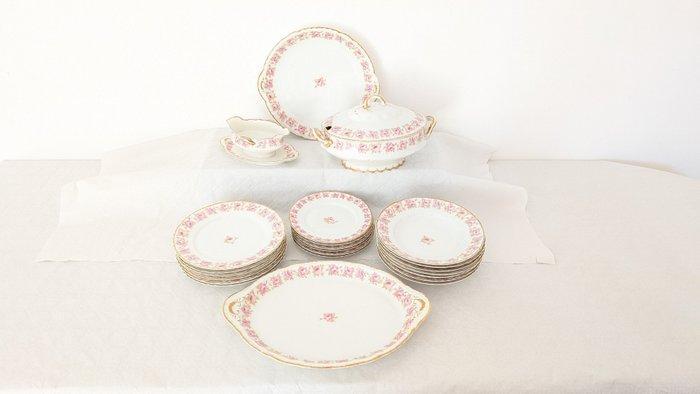 Theodore Haviland France, Limoges - Eetservies voor 6 (23) -, Antiek en Kunst, Curiosa en Brocante