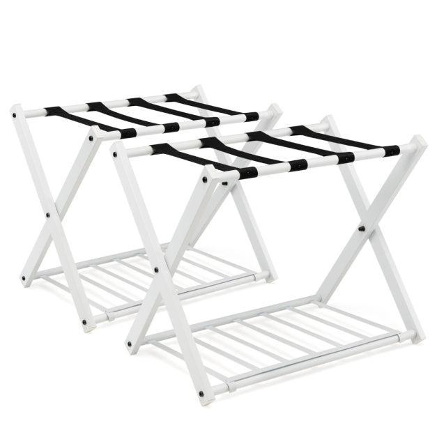 2dekans | Set van 2 Kofferstandaards Opvouwbare Bagagedrager, Handtassen en Accessoires, Koffers, Ophalen of Verzenden