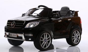 Kinderauto Mercedes-Benz ML350 zwart paint met RC Nieuw!! disponible aux enchères