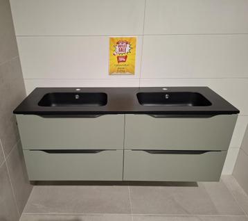 Badkamer meubel 140 cm  - Toonzaalmodel -50% beschikbaar voor biedingen
