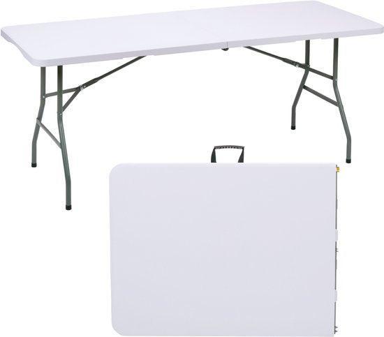 2dekans | Opvouwbare Tafel Inklapbare Tafel 180x70x74 cm -, Huis en Inrichting, Keuken | Textiel, Ophalen of Verzenden
