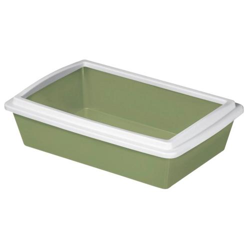 Kattenbak met rand 51x35x13cm, op kleur gesorteerd - kerbl, Dieren en Toebehoren, Katten-accessoires, Nieuw
