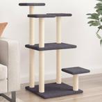 vidaXL Krabpalen met platforms 98,5 cm donkergrijs, Dieren en Toebehoren, Verzenden, Nieuw