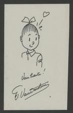 Willy Vandersteen - Opdrachttekening Wiske - 1 originele, Boeken, Stripverhalen, Nieuw