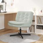 vidaXL Draaiende Relaxstoel Anders Lichtgrijs 63 x 75 x 76, Verzenden, Nieuw