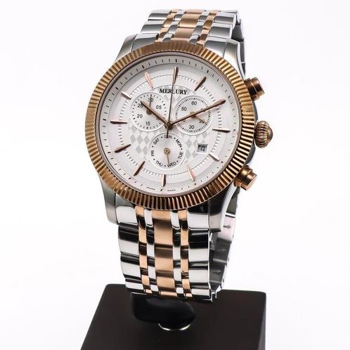 Mercury - Swiss Chronograph - ME460-SR-1B - Sans Prix de, Handtassen en Accessoires, Horloges | Heren