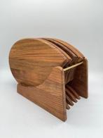 Trip Trap - Dienblad (7) - teak - 6 serveerborden op