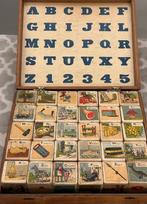 Unknown - Speelgoed Vintage Alphabet Blocks – “Cubes