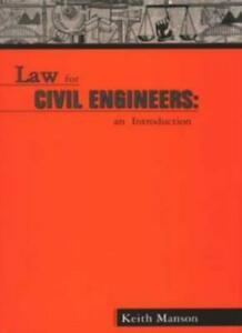 Law for Civil Engineers: An Introduction By K. Manson, Boeken, Overige Boeken, Zo goed als nieuw, Verzenden