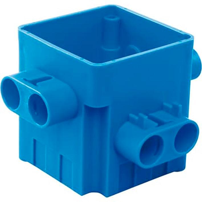 75mm Vierkante Doos Met 8x16mm Buis Inlaten - 7110.412 [2, Doe-het-zelf en Bouw, Elektriciteit en Kabels, Verzenden