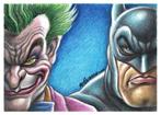 Joan Vizcarra - 1 Fine Art Giclée - Joker & Batman Face-Off, Nieuw