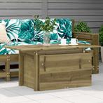 vidaXL Table de jardin 100x50x75 cm bois de pin imprégné, Tuin en Terras, Tuinsets en Loungesets, Verzenden