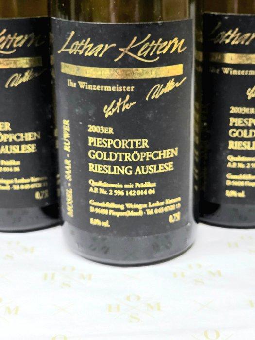 2003 Lothar Kettern, Piesporter Goldtröpfchen Riesling -, Verzamelen, Wijnen
