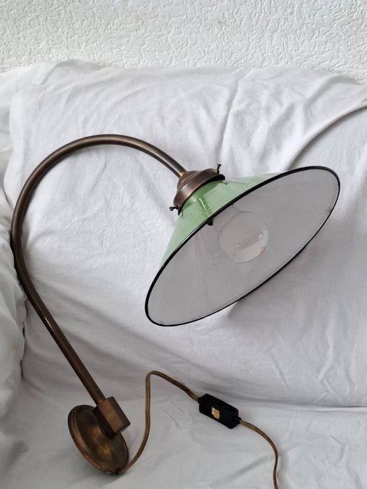 Wandlamp - Messing, Glas, Antiek en Kunst, Antiek | Wandborden en Tegels