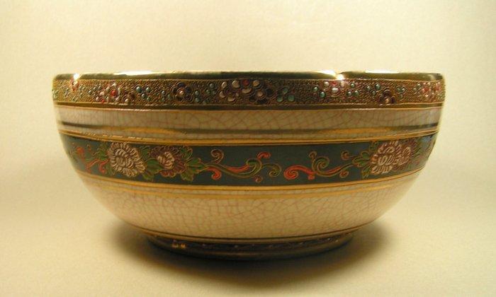 Kom - Aardewerk - Grote satsuma schaal, Antiek en Kunst, Antiek | Overige Antiek