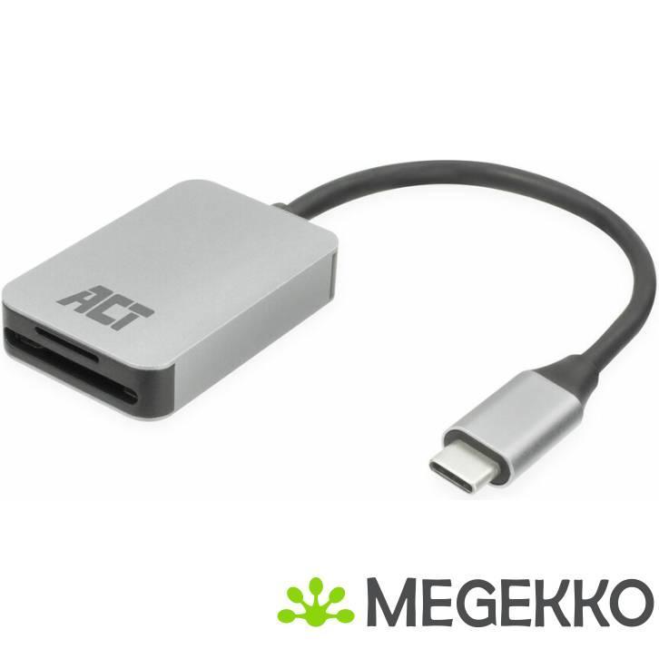 ACT USB-C kaartlezer voor SD en micro SD. SD 4.0 UHS-II, Informatique & Logiciels, Cartes réseau, Envoi