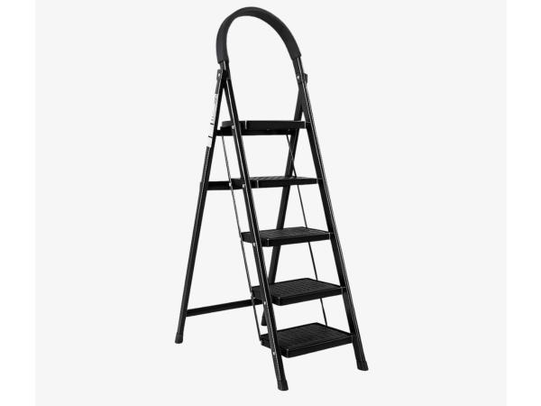 Veiling - ToolX Huishoudtrap / Keukentrap – 5 treden – I, Doe-het-zelf en Bouw, Ladders en Trappen