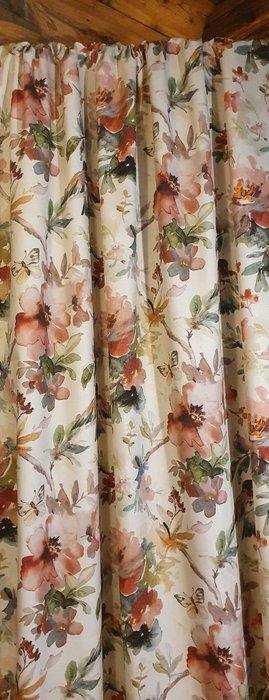 Tissu Art Nouveau exclusif avec colibri - 300 x 280 cm -, Antiek en Kunst, Antiek | Tapijten, Tafelkleden en Textiel
