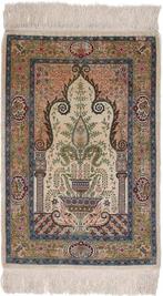 Silk Hereke Signed Carpet with Mehrab Design - Pure luxe ~1