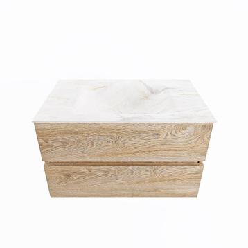 MONDIAZ VICA-DLUX 80cm badmeubel onderkast Washed Oak 2, Ophalen of Verzenden, Overige typen