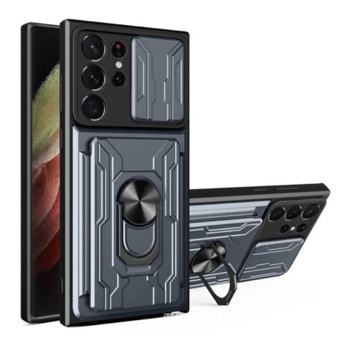 Samsung Galaxy A12 (5G) - Card Slot Hoesje met Kickstand en, Telecommunicatie, Mobiele telefoons | Hoesjes en Screenprotectors | Samsung