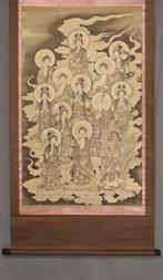 Niet ondertekend Jsambutsu (Dertien Boeddhas) - Papier -