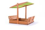 Houten Zandbak Groen 120x120 | Tweede Kansje, Tuin en Terras, Verzenden, Nieuw