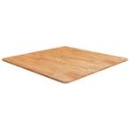 vidaXL Tafelblad vierkant 80x80x1,5cm massief eiken, Verzenden, Nieuw