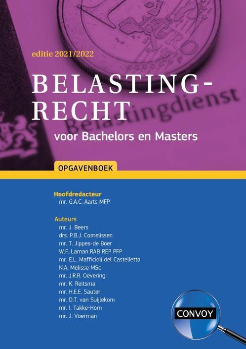Belastingrecht voor Bachelors en Masters 2021-2022, Boeken, Wetenschap, Gelezen, Verzenden