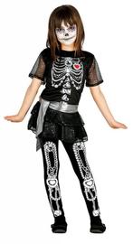 Halloween Kostuum Kind Jurkje Skelet Diamant, Kinderen en Baby's, Verzenden, Nieuw