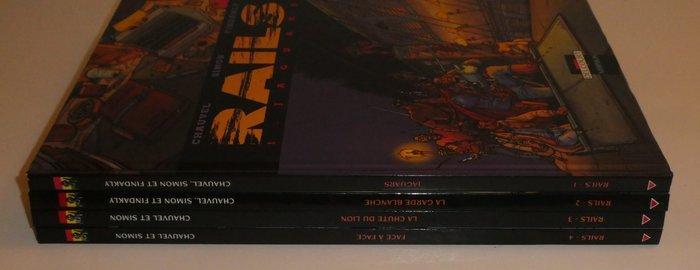 Rails T1 à T4 - Série complète - 4x C - 4 Album - Eerste, Boeken, Stripverhalen
