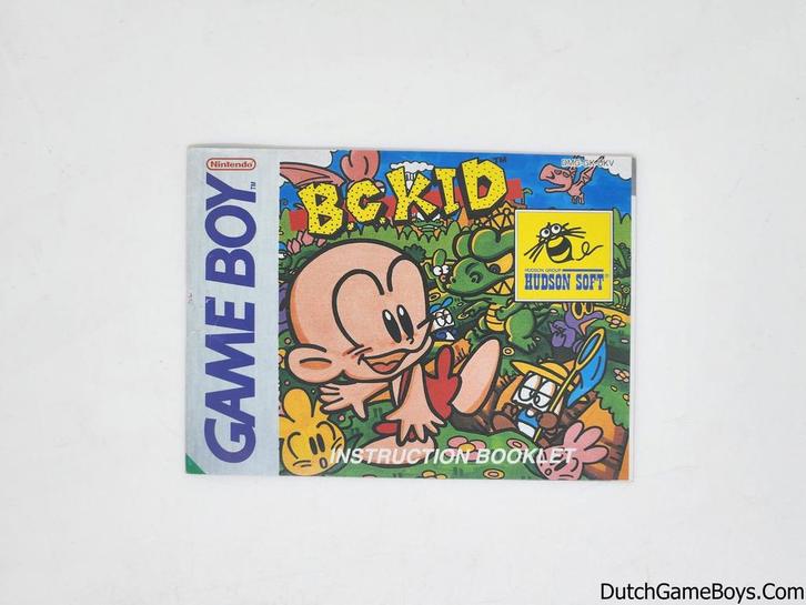 Gameboy Classic - B.C. Kid - UKV - Manual, Games en Spelcomputers, Games | Nintendo Game Boy, Gebruikt, Verzenden