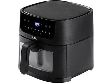 Domo -  Airfryer Deli-fryer Met Kijkvenster  - Zwart, Electroménager, Verzenden