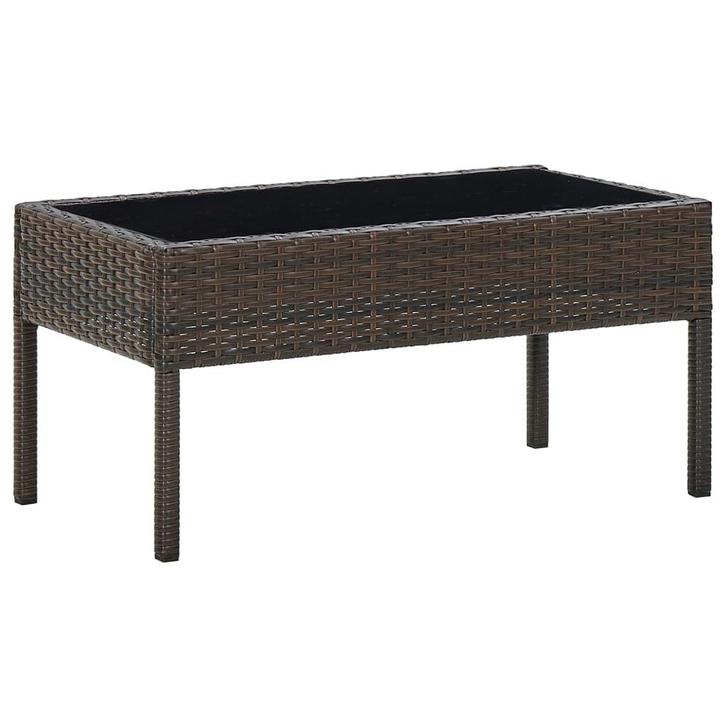 Tuintafel 75x40cm | OP = OP | 46% Voordeel!, Tuin en Terras, Tuintafels, Rechthoekig, Nieuw, Wicker, Verzenden